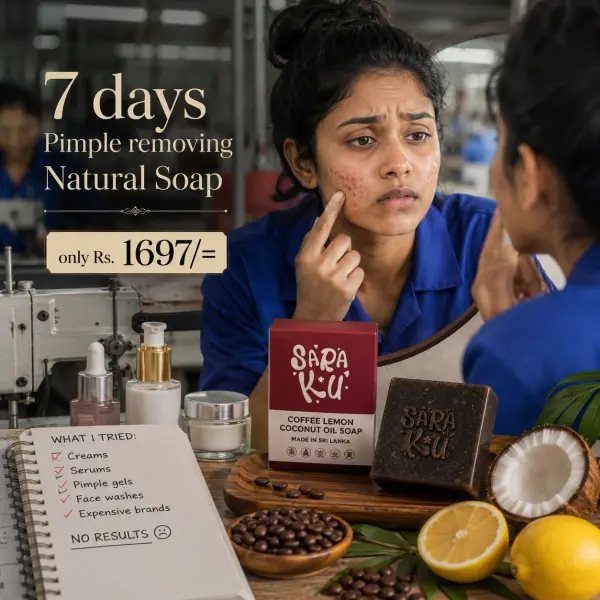 Saraku Coffee Lemon Coconut Oil Soap